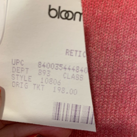 Cashmere Pink and Purple Bloomingdale’s Gradient Sweater - Picture 3 of 3